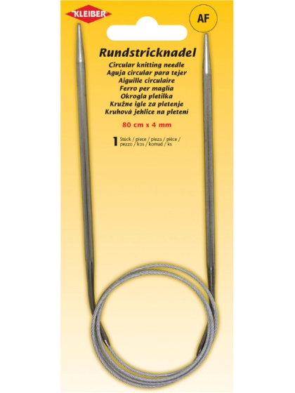 Round Knitting Needles - 80 cm x 4 mm