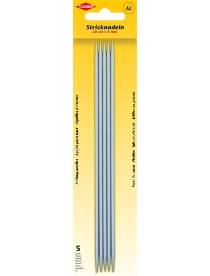 Double-pointed knitting needles 3 mm