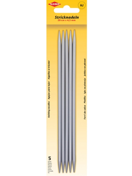 Double-pointed knitting needles 4.5 mm