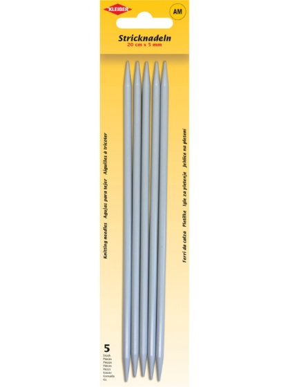 Double-pointed knitting needles 5 mm