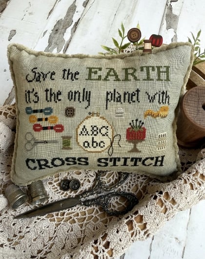 Cross Stitch - Save the Earth