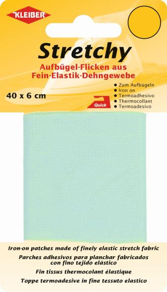 Stretchy Iron-on Fabric - Mint