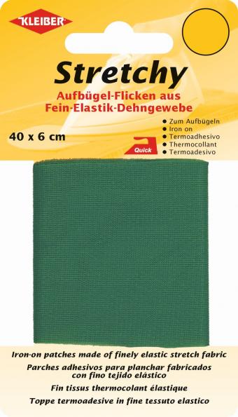 Stretchy Iron-on Fabric - Green
