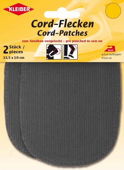 Cord Patches - Light Grey