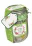 Sewing Kit in a jar - Green
