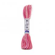 Multicolor Pink Sashiko thread