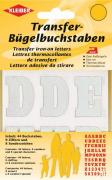 Transfer Iron-on letters - White