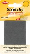Stretchy Iron-on Fabric - Grey