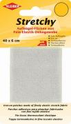 Stretchy Iron-on Fabric - Light Grey