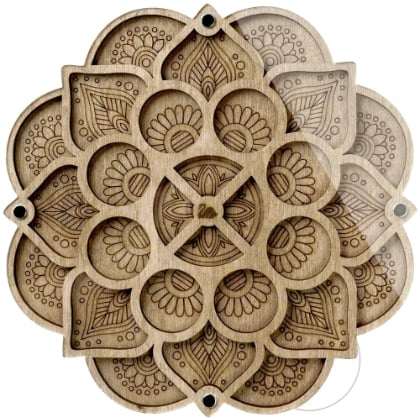 Bead Organizer Box – Floral Mandala