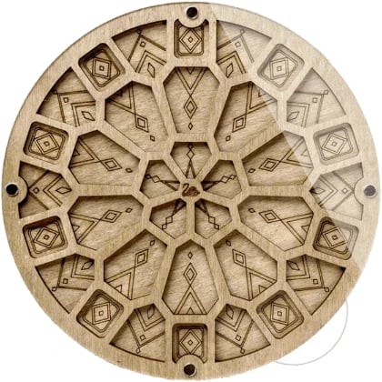 Bead Organizer Box – Geometric Mandala