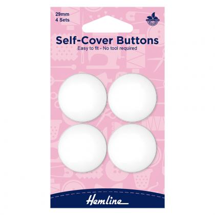 Self-Cover, Customizable Buttons - 29 mm