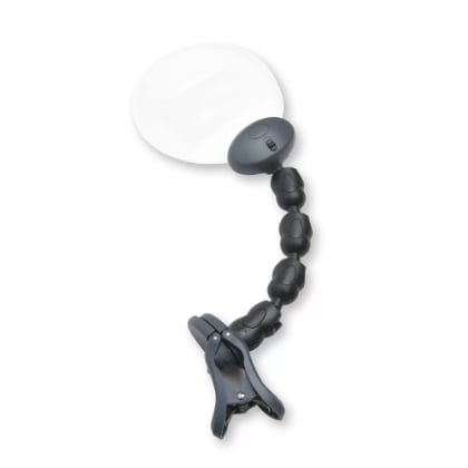 Attach-A-Mag™ LED lighted, flexible magnifier