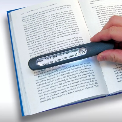 MagniLine™ 3x LED Lighted Magnifier