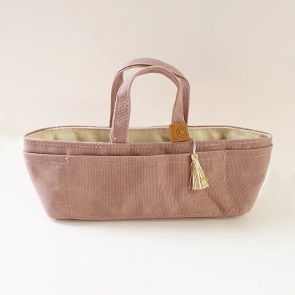 Oilcloth Mini Tote - Pink