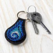 Key ring - Blue Flame