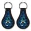 Key ring - Blue Flame