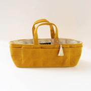 Oilcloth Mini Tote - Yellow