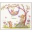 Birth Sampler - Bunnies in the garden