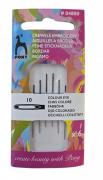 Crewel/Embroidery Needles, with large, colored eye - size 10