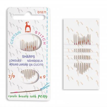 Certain Stitch Sharp Needles - Size 7-8-9