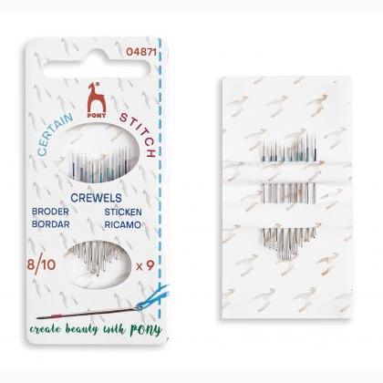 Certain Stitch Sharp Needles - Size 8-9-10