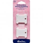 Plastic Embroidery Thread Bobbins - 30 pcs.