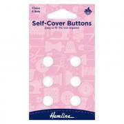 Self-Cover, Customizable Buttons - 11 mm