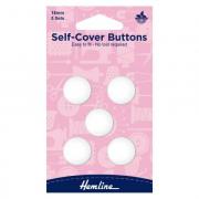 Self-Cover, Customizable Buttons - 18 mm