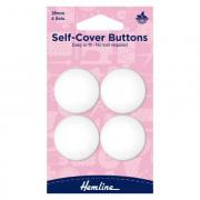 Self-Cover, Customizable Buttons - 29 mm