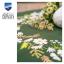 Squared Tablecloth - White floral