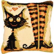 Cushion - Cat Loves her Witch