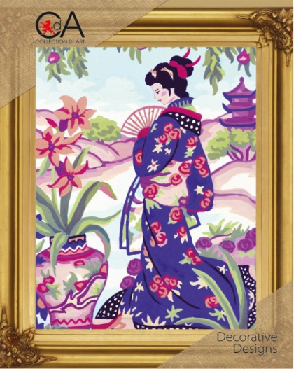 Geisha in Purple