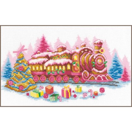 Gingerbread locomotive