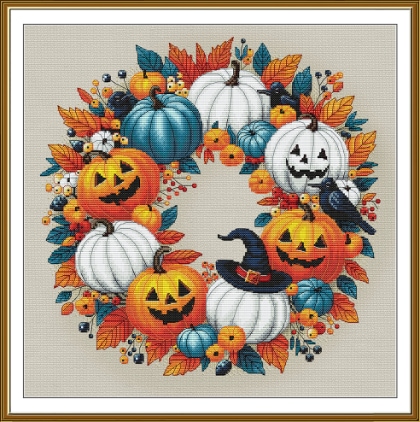 Halloween wreath