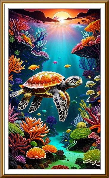 On the seabed