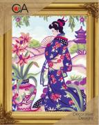 Geisha in Purple