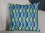 Pillow - Blue leavel