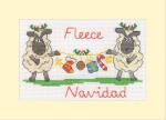 Fleece Navidad Christmas Card