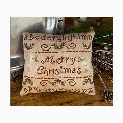 Merry Christmas Sampler Pillow