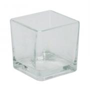 Glass Cube for Candles and Mini Decorations - Large