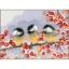 Chickadees among berries