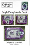 Purple Pansy Needle Book