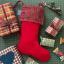 Christmas Stocking - «Noël écossais» - Aida