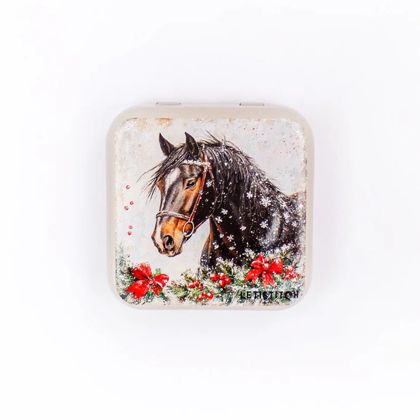 Winter Horse Tin Box