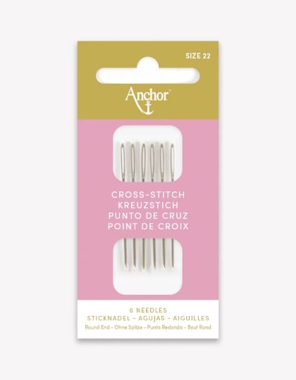 Anchor Cross Stitch Needles - Size 22