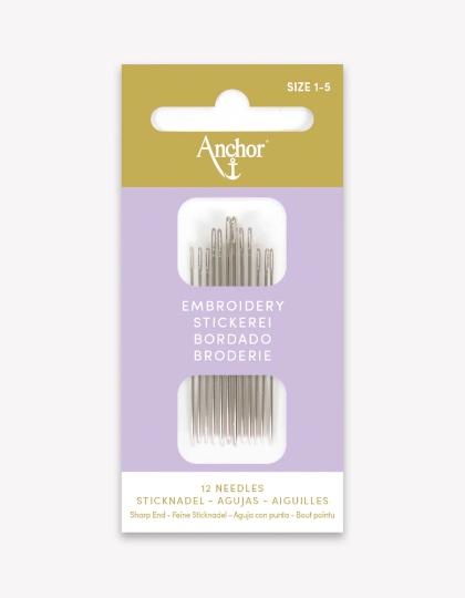 Embroidery Needles - Size 1-5