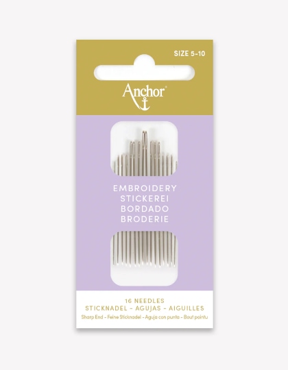 Embroidery Needles - Size 5-10