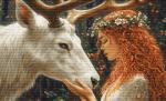 The Gentle Spirit of the Forest - Needlepoint