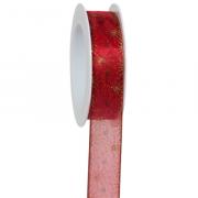 Ribbon - Ice Crystal - Red (6 mt)
